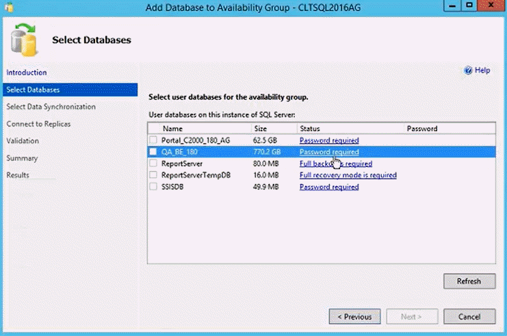 Selecting a Database